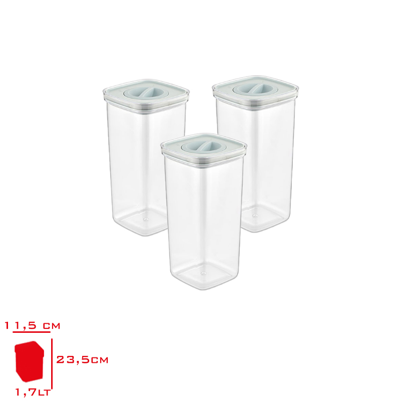 ORGANIZERS SAKLAMA KABI PROO SIZDIRMAZ 3 LU 1,70 LT ORG-102-3