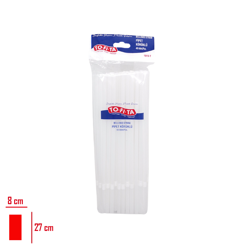 TOFITA KORUKLU PIPET 40 LI 1915-T