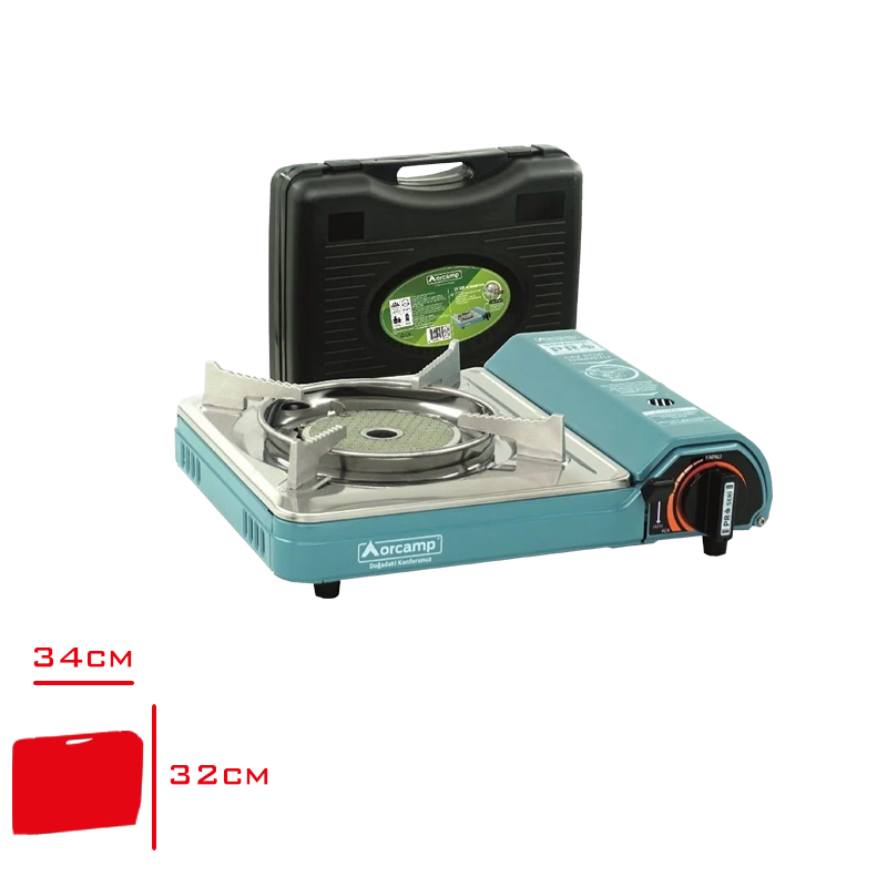 ORCAMP PORTATIF OCAK PRO SERAMIK GAZ STOP EMNIYETLI CK-508
