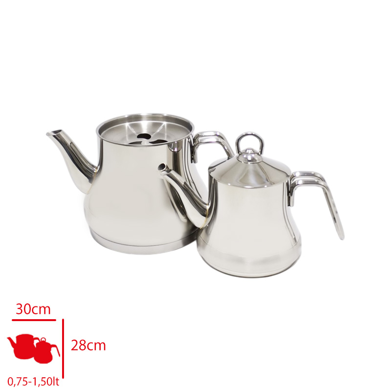 AKDENIZ CAYDANLIK ORTA SILVER KULP SAFIR 304 AKD513