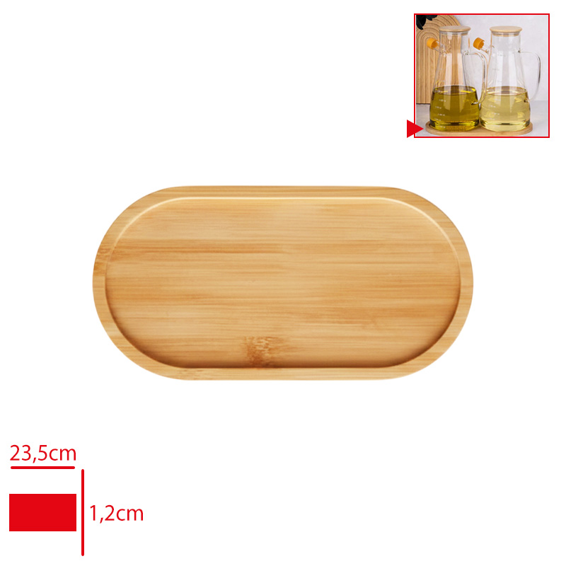 ALKAYA BAMBU YAGDANLIK ALTLIGI OVAL 2 BOLMELI ALK-0106