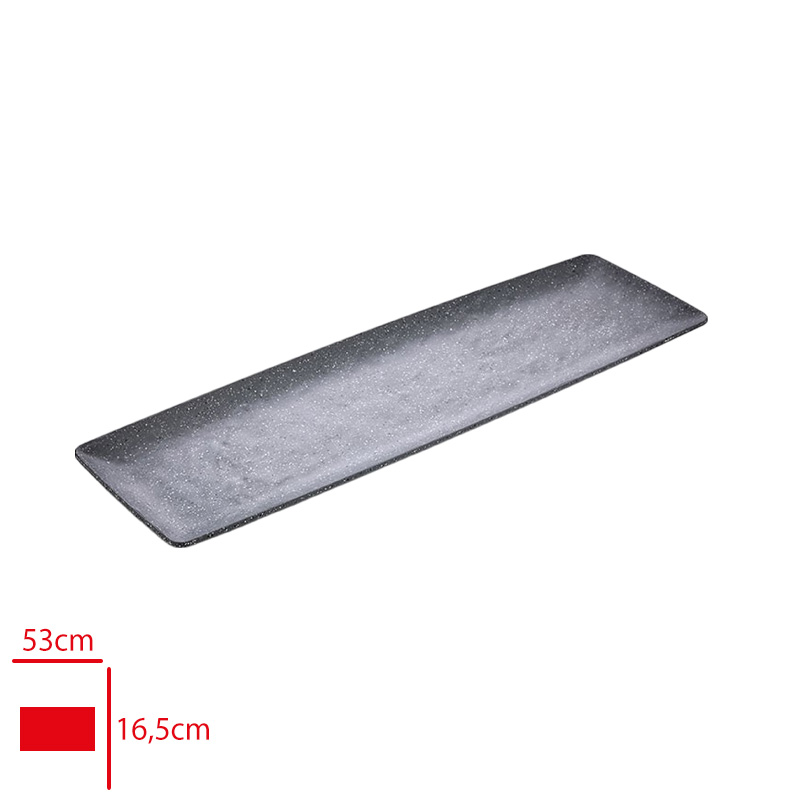 ATLAS ACIK BUFE SUNUM ROYAL GRI MAT 53X16,5 CM G463