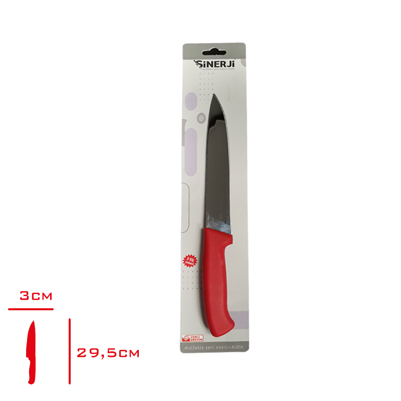 SILVER DILIMLEME BICAGI 18 CM KIRMIZI 10107
