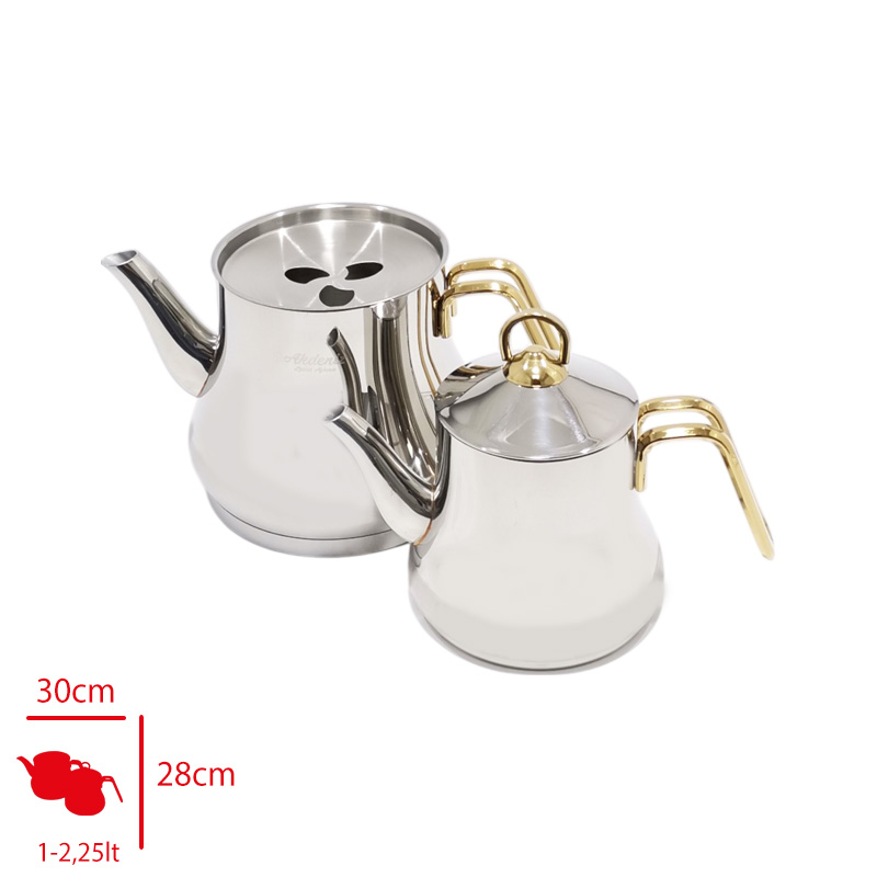 AKDENIZ CAYDANLIK ORTA ALTIN KULP SAFIR 304 AKD461