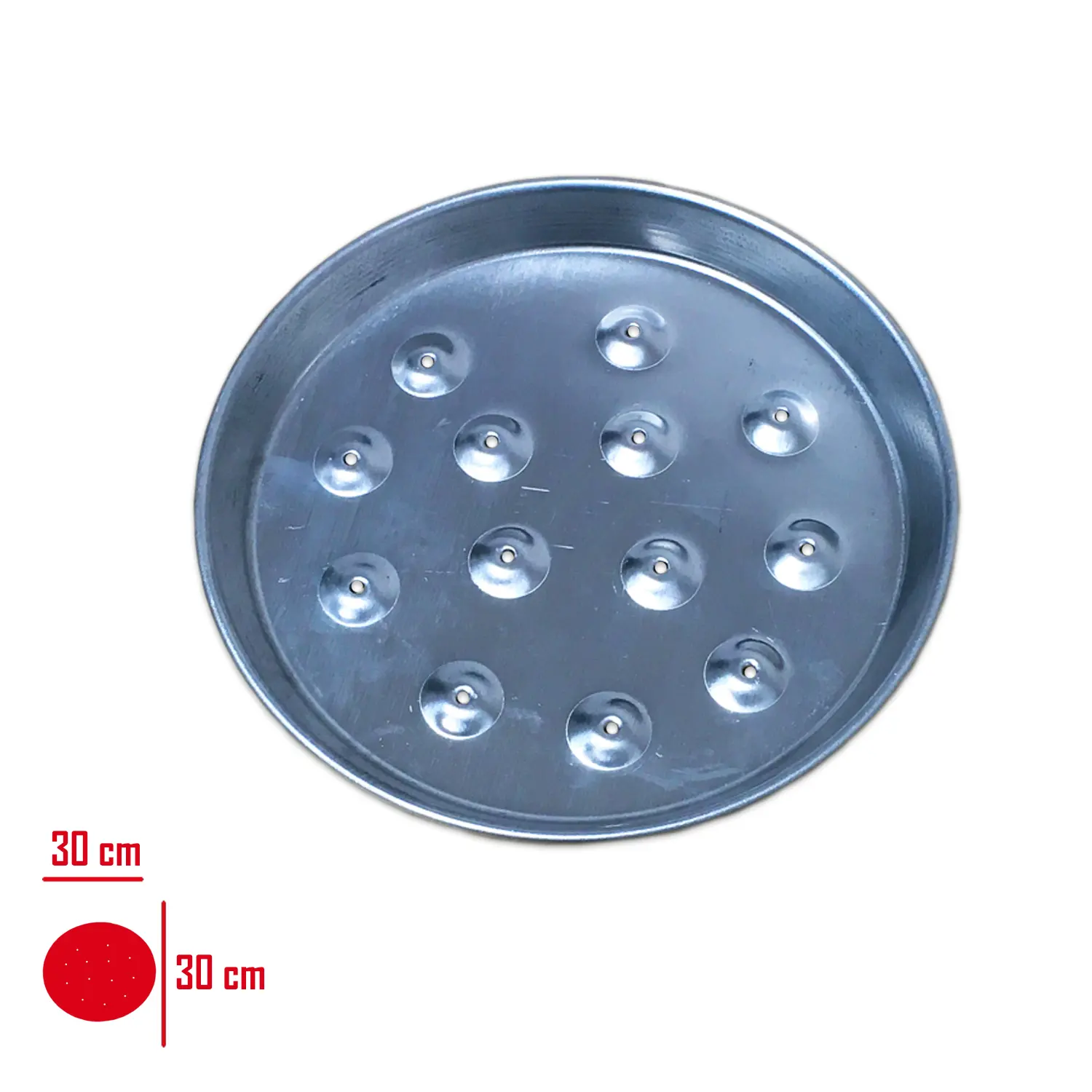 BARONI PIZZA TAVASI DELIKLI ALUMINYUM 154-30