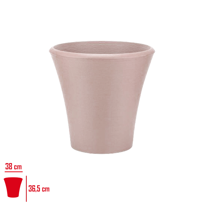 POLIWORK SAKSI BEGONVIL 38 CM YUVARLAK KREM BR-38KR