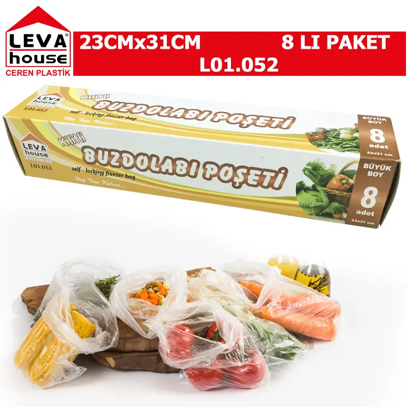 KILITLI BUZDOLABI POSETI BUYUK 23 CMX31 CM 8 LI L01.052