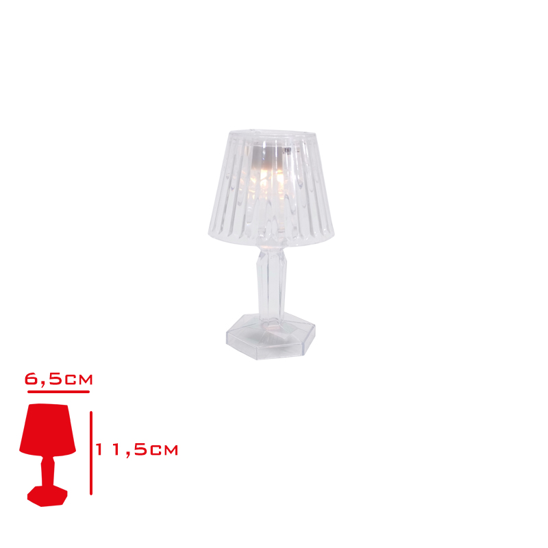 MASA LAMBASI LED MINI KRISTAL PR-288