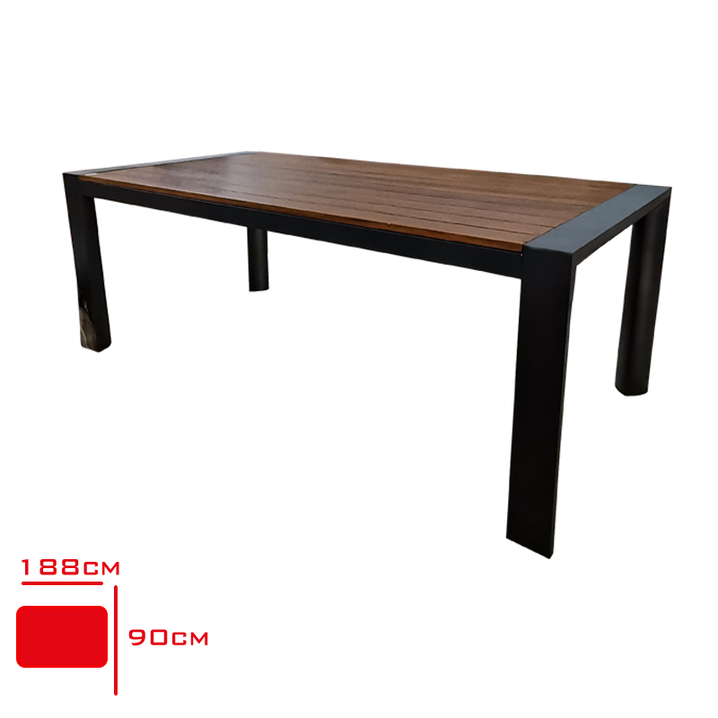 BG MASA 90*188 ENZO ALUMINYUM AYAK IROCO ANTRASIT ISKELET TIK TABLA 16600001