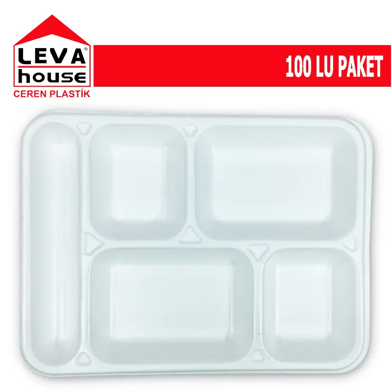 EMA KOPUK TABAK 5 BOLMELI TABLDOT 100 LU PAKET MOD 27/B CVS-27