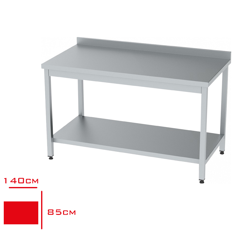 CALISMA TEZGAHI TABAN RAFLI 140X70X85