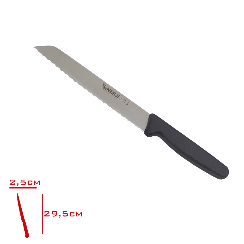 SILVER EKMEK BICAGI KUCUK DISLI SIYAH 10146