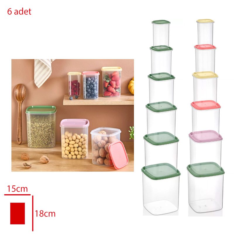 AVCILAR SAKLAMA KABI ASYA DIK 6 LI (3*2*1,4*0,9*0,6*0,3 LT) AV-230-231