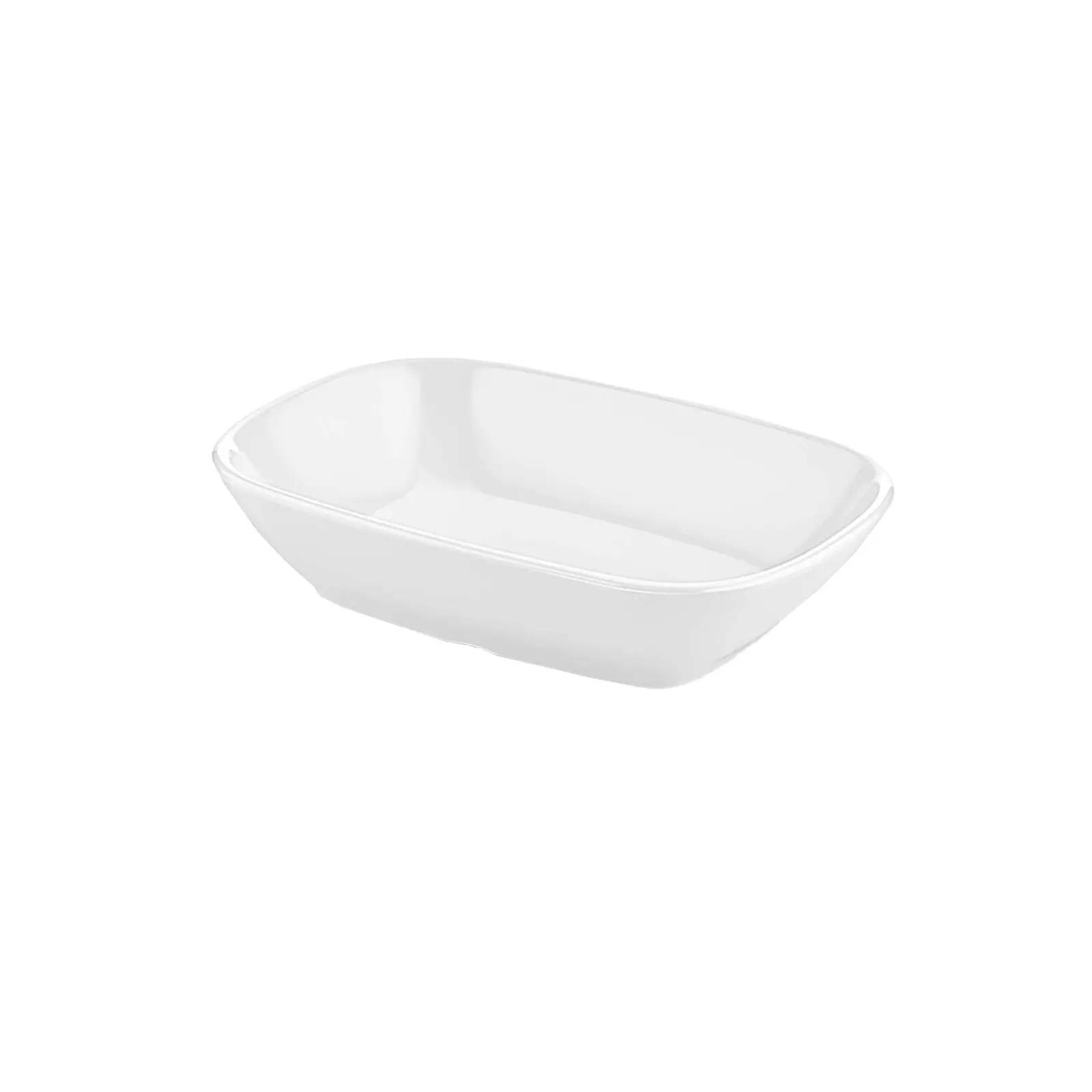 ATLAS KARE KAYIK BEYAZ 14 CM 304