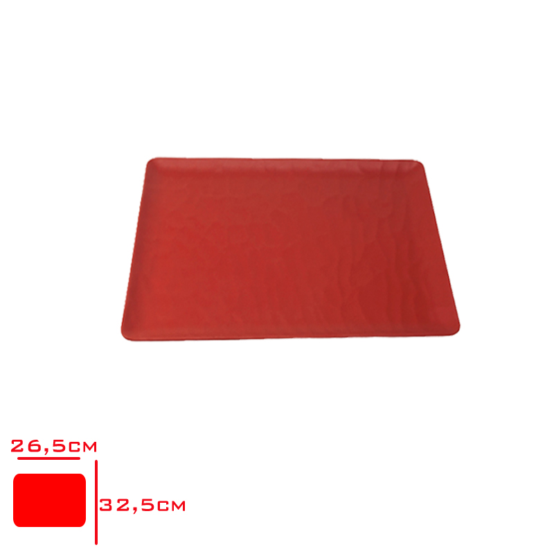 TRIA PORELIN ROLYEFLI SUNUM TABAK KIRMIZI GN 1/2 TR535
