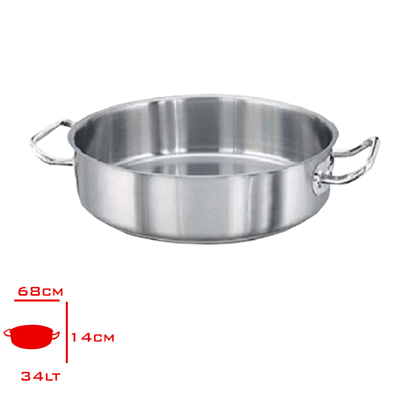 YURUK TAVA CIFT SAPLI 34 LT 60X14 CM 10216014
