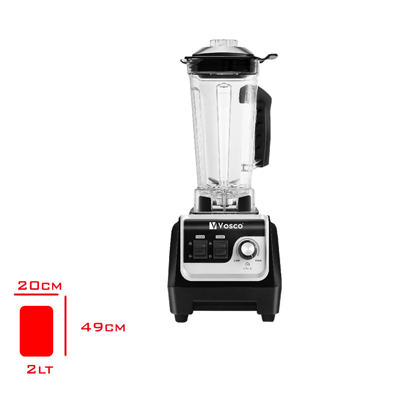 VOSCO BAR BLENDER PRO BUZ KIRICILI MANUEL 2 LT VHS-206