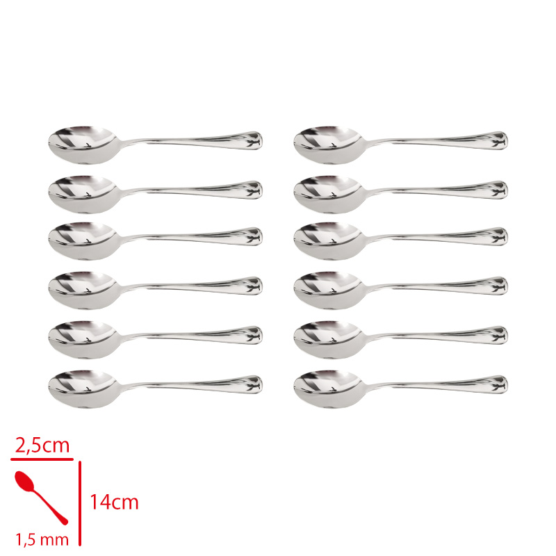 KILICLAR DEFNE TATLI KASIGI 12 LI 1,5 MM 304