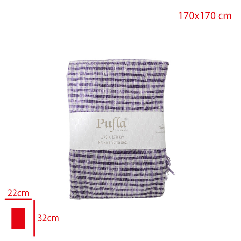 ZIFIR/PUFLA SOFRA BEZI POTIKARE 170*170 CM