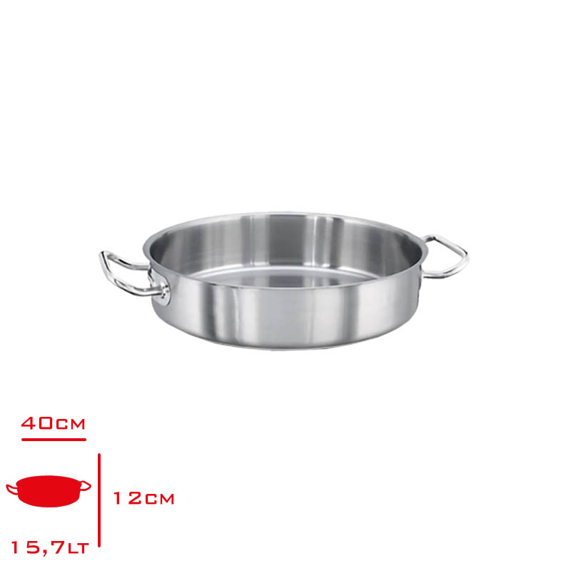 KAPP HELVANE CELIK TAVA 15,7 LT 40*12 30324012