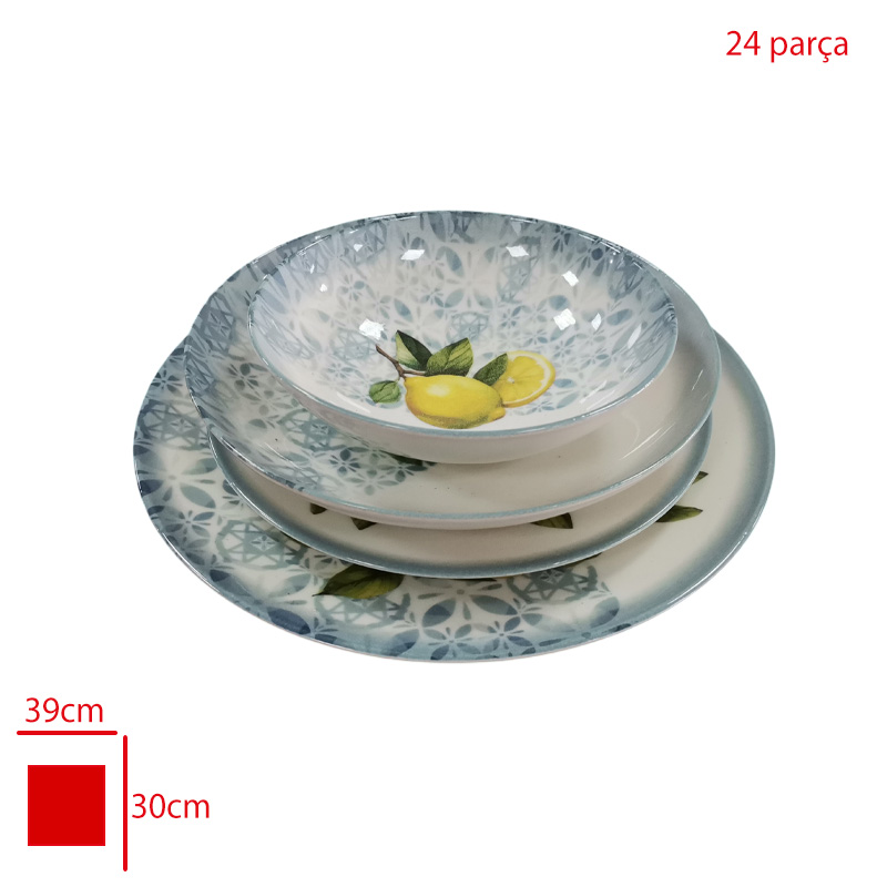 GURAL GBS ATINA YEMEK TAKIMI ELEGANT 24 PARCA GBSATN24KY4E41963
