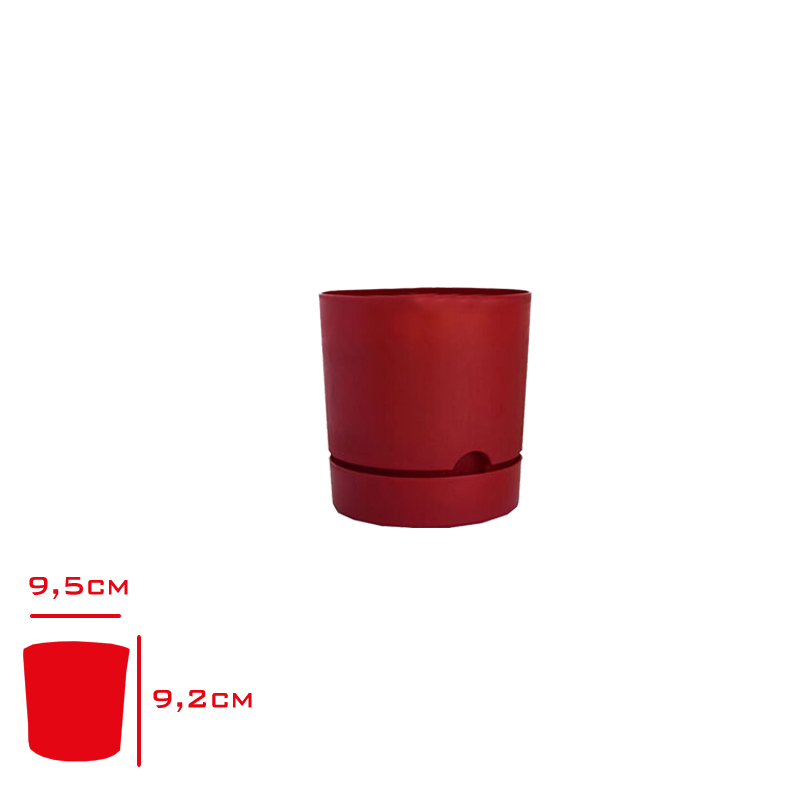 POLIWORK SAKSI BEGONYA 9 CM BORDO B-9BR