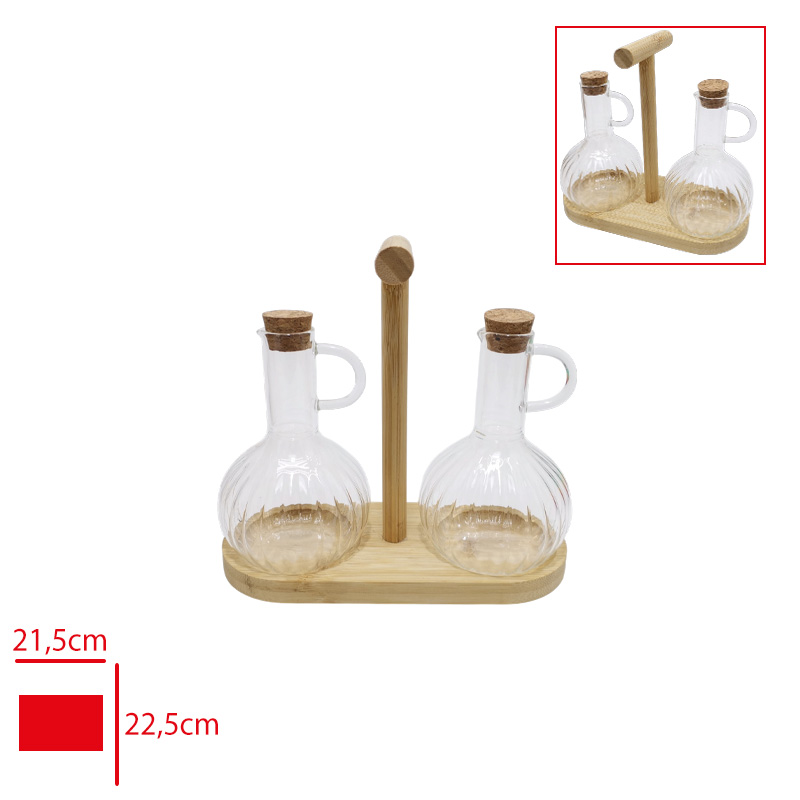CAM YAGLIK SET BAMBU STANDLI 2 LI LV-51024