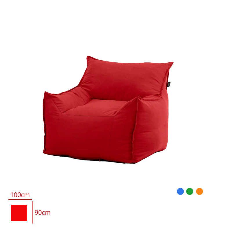 PAFFIA POUF KOLTUK TEKLI SUNGERLI KIRMIZI/MAVI/YESIL/TURUNCU