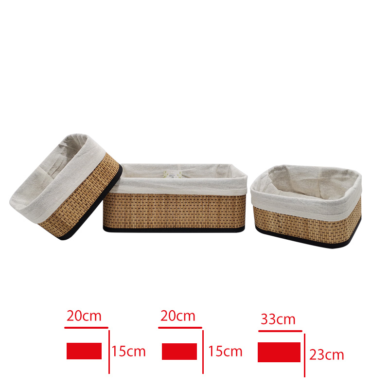 SEPET DIKDORTGEN 3 LU BAGGY 60004/LM-6005