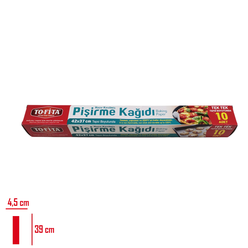 TOFITA PISIRME KAGIDI 10 YAPRAK KESILMIS 42X37 CM 1823-T