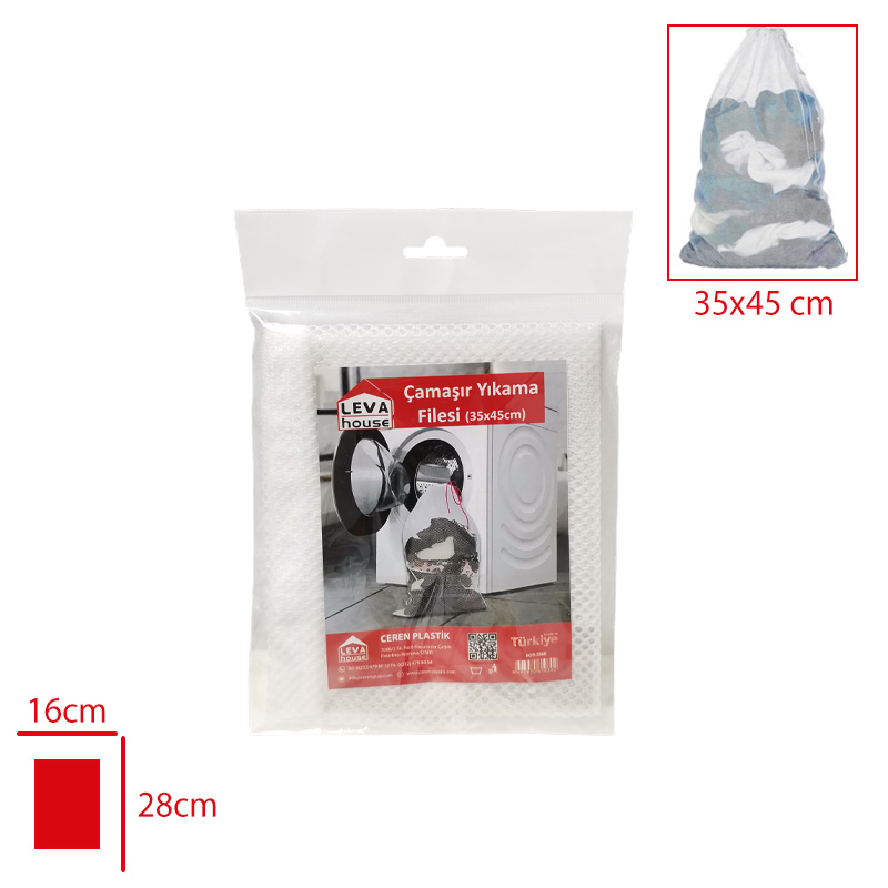 HANEX CAMASIR YIKAMA FILESI 35*45 HNX-0407/3568