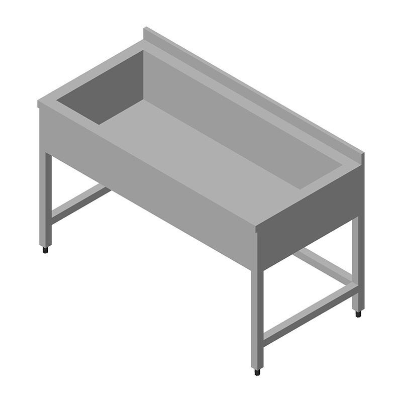 CALISMA TEZGAHI SUZME HAVUZLU 170X70X85