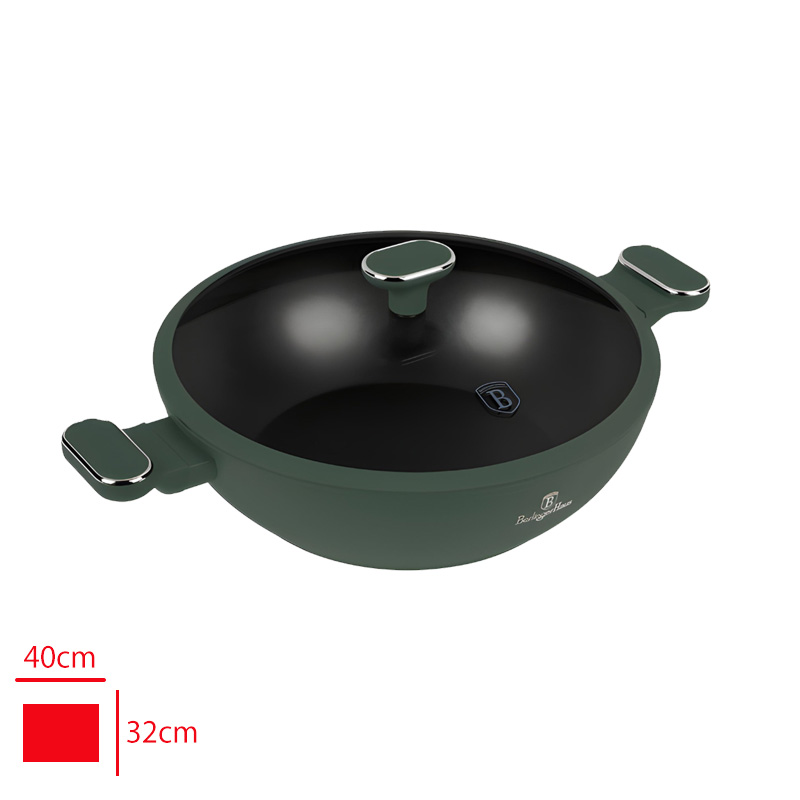 BERLINGER HAUS TENCERE 30 CM ZUMRUT YESILI 8160 3,2 MM