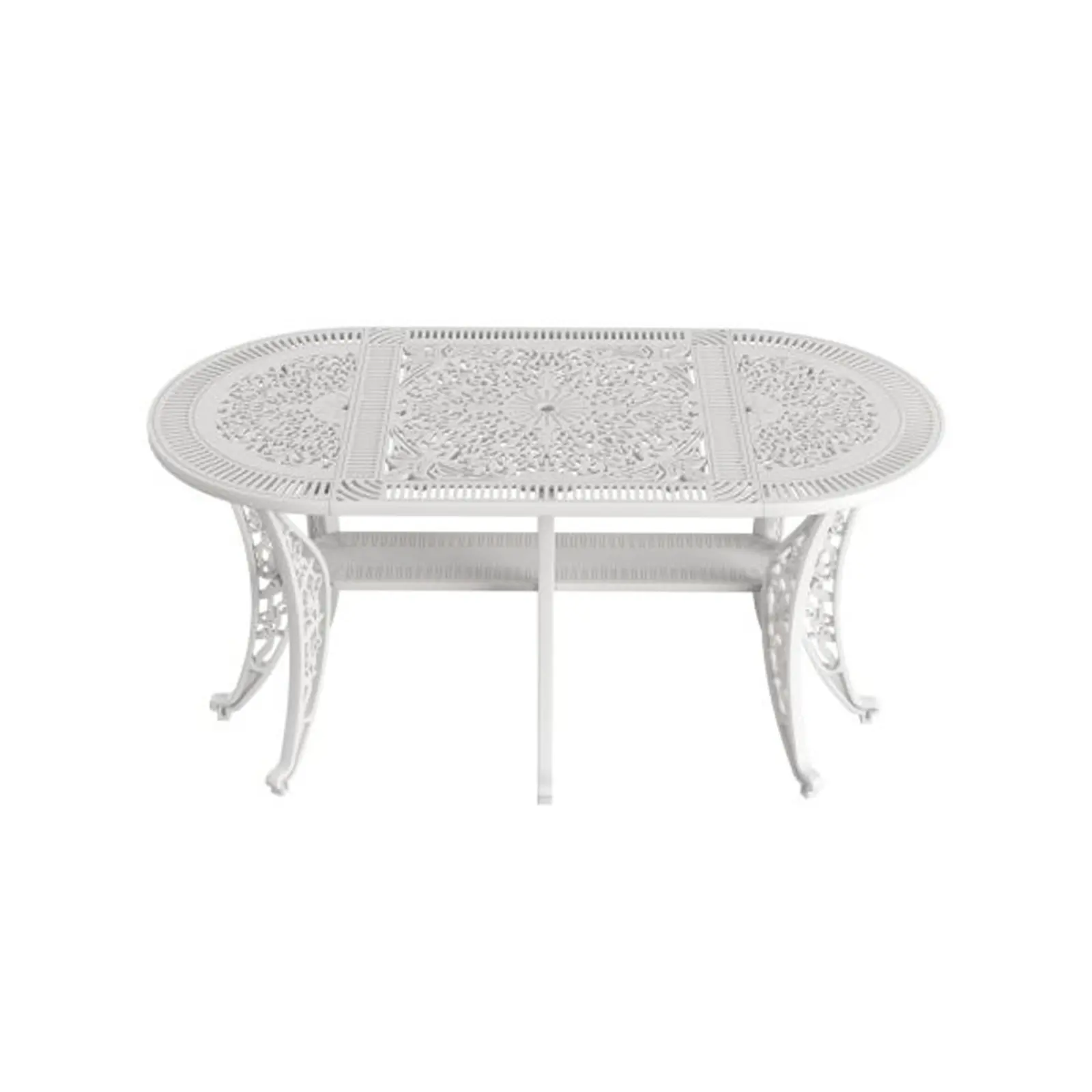 IVF ISTANBUL MASA OVAL 75*150 CM BEYAZ