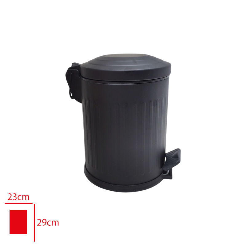 PEDALLI COP KOVASI VINTAGE GALVANIZ 5 LT SIYAH 4004S