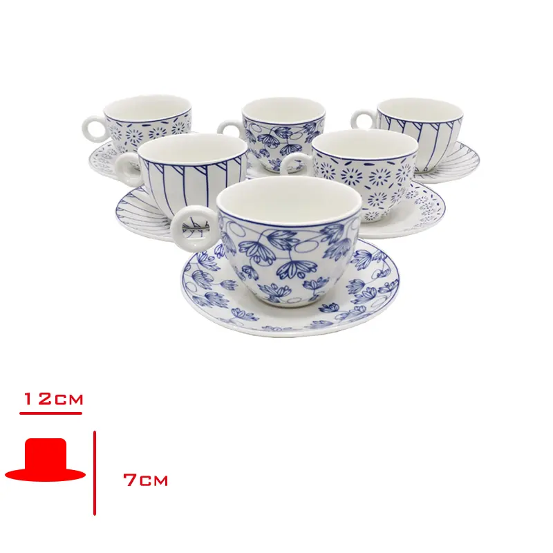 NESCAFE FINCAN TAKIMI 6 LI KARISIK DESEN MAVI LV-40410