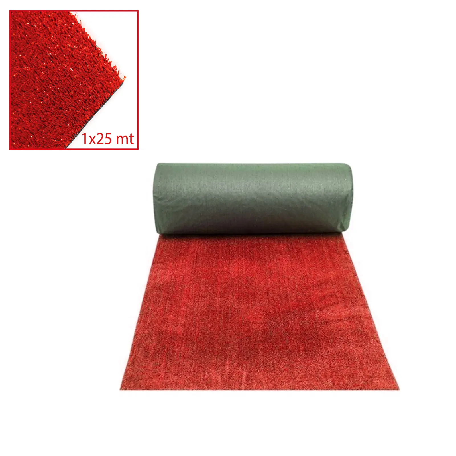 CIM YOLLUK 1X25 METRE KIRMIZI