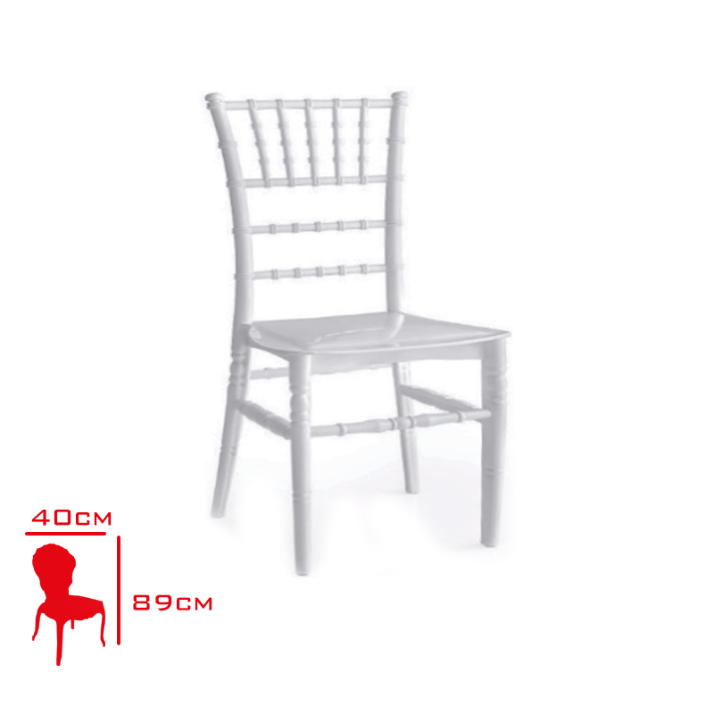 SANDALYE TIFFANY EKO BEYAZ