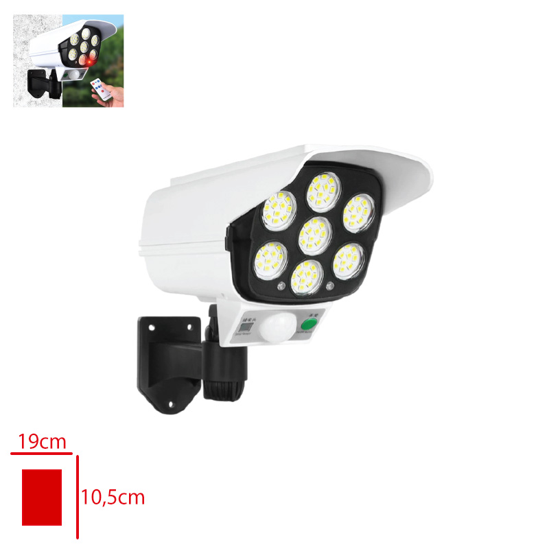 SOLAR 77 LED HAREKET SENSORLU KAMERA GORUNUMLU LV-25001