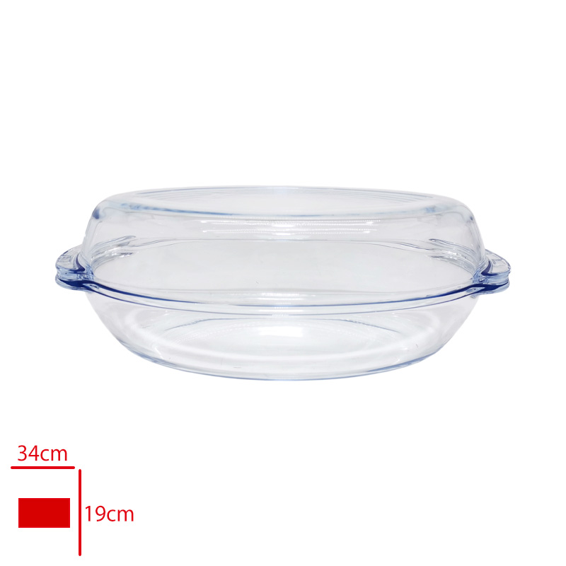 BORART CAM TENCERE SETI KAPAKLI OVAL 45062