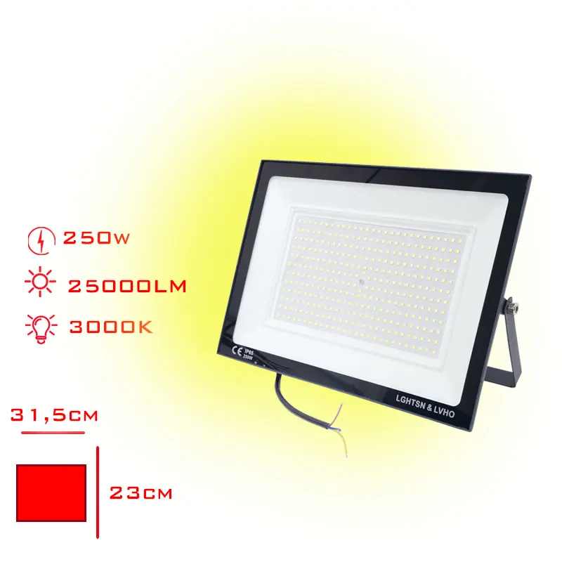 PROJEKTOR LED SLIM 250W SARI ISIK LV-3151 / 3