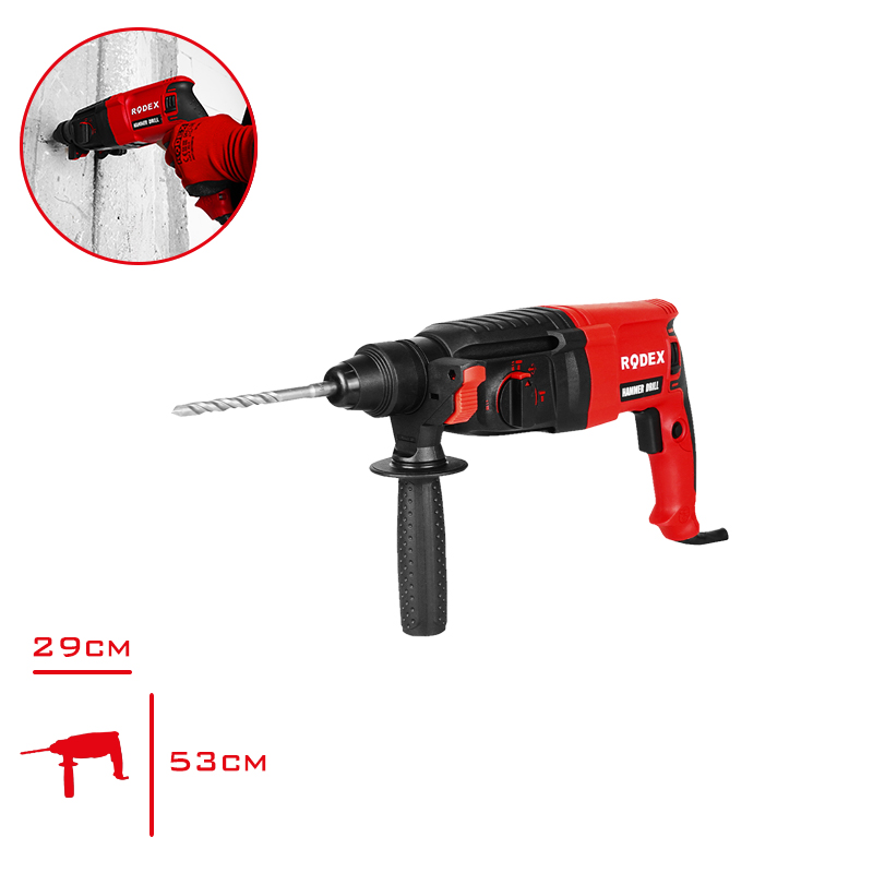RODEX DELICI MATKAP VE ELEKTROPNOMATIK KIRICI ELEKTRIKLI 800 WATT RDX226