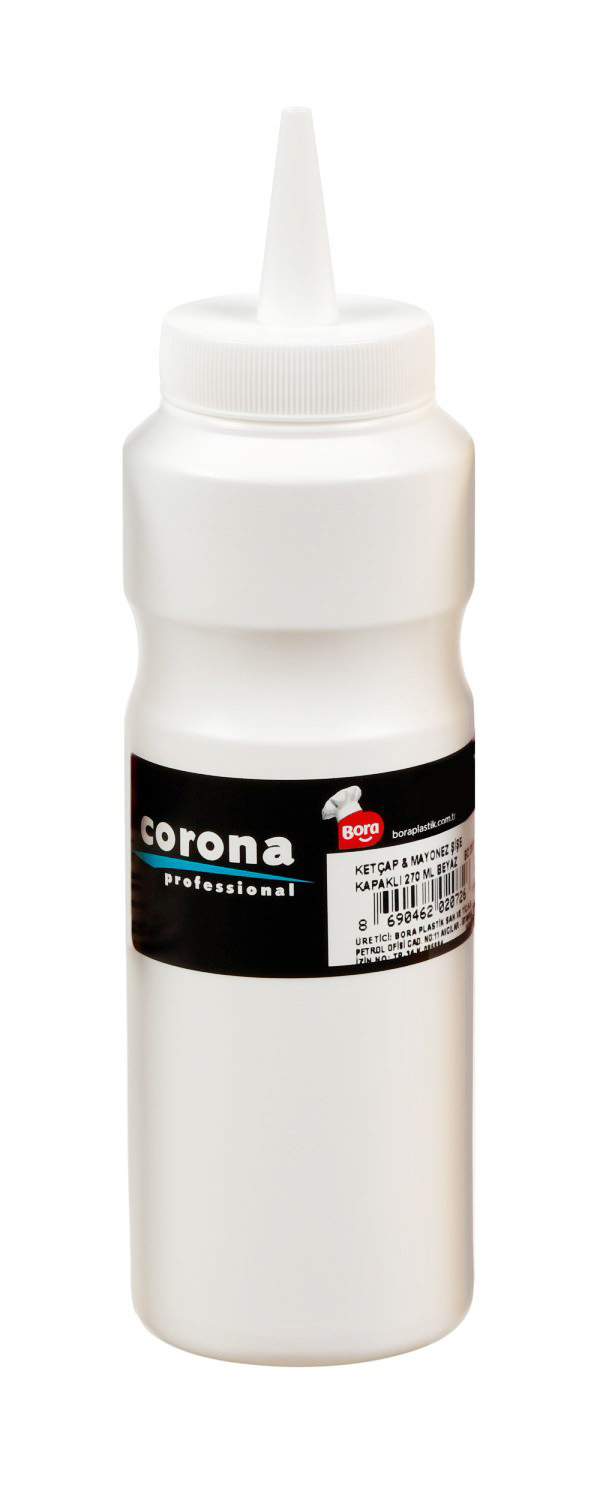 BORA MAYONEZ & KETCAP SISE KAPAKLI 270 ML BEYAZ BO-2072