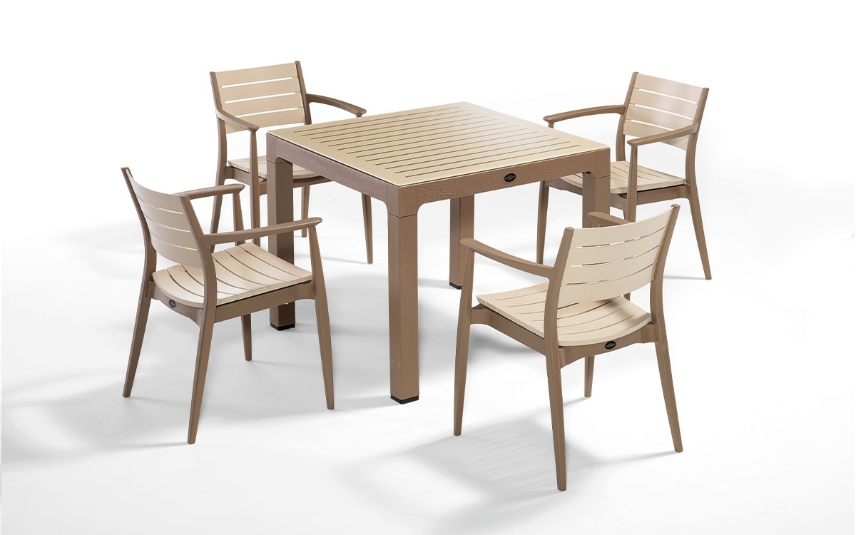 NOVUSSI REGNUM SET COL KAHVE / CAPPUCCINO 4 LU