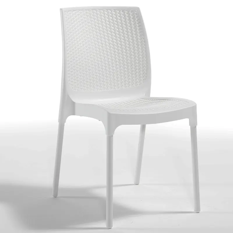 NOVUSSI SANDALYE RATTAN SUNNY ALUMINYUM AYAK BEYAZ R009-001