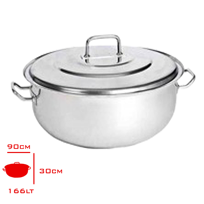 YURUK HELVANE TENCERE KAPAKLI 166 LT 90X30 CM 10119030