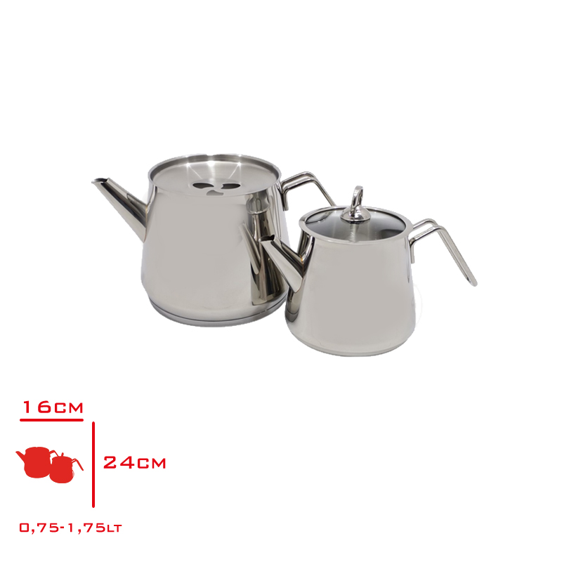 AKDENIZ CAYDANLIK ORTA METAL KULP PIRAMIT 304 AKD429