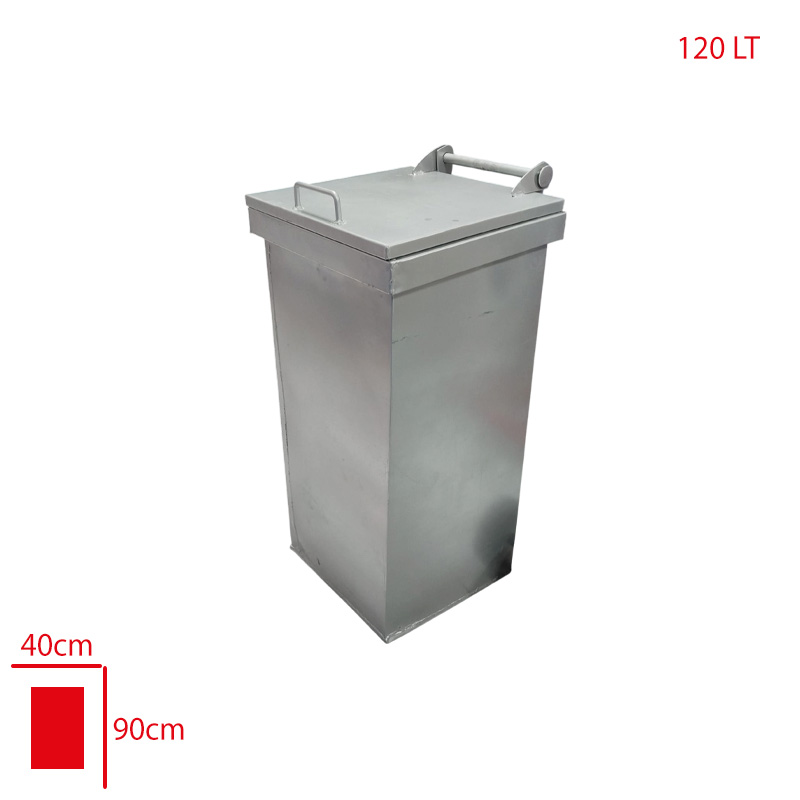 ZEYREK GALVANIZ KONTEYNER 120 LITRE