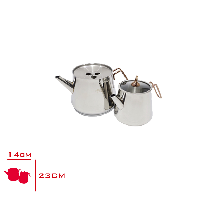AKDENIZ CAYDANLIK MINI BAKIR KULP PIRAMIT 304 AKD506