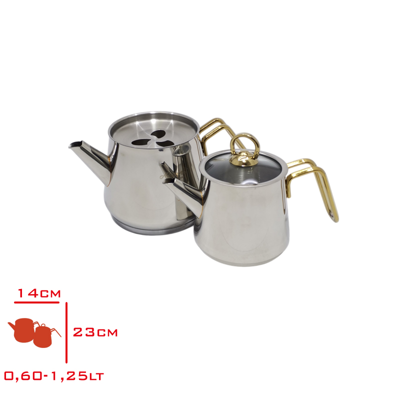 AKDENIZ CAYDANLIK MINI ALTIN KULP PIRAMIT 304 AKD506